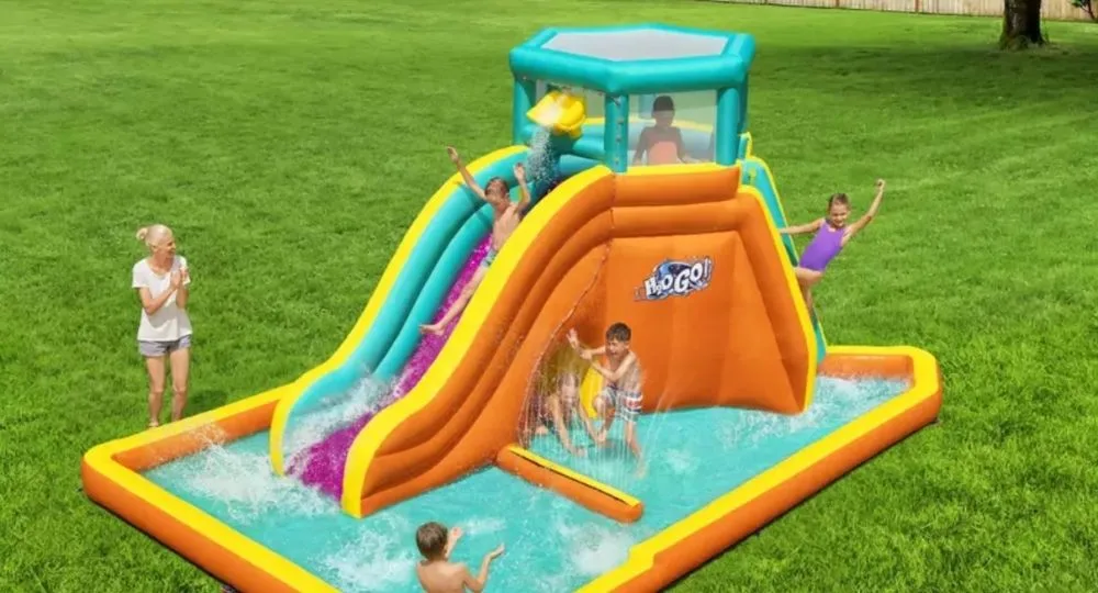 Summer just got cooler with these epic inflatable water slides