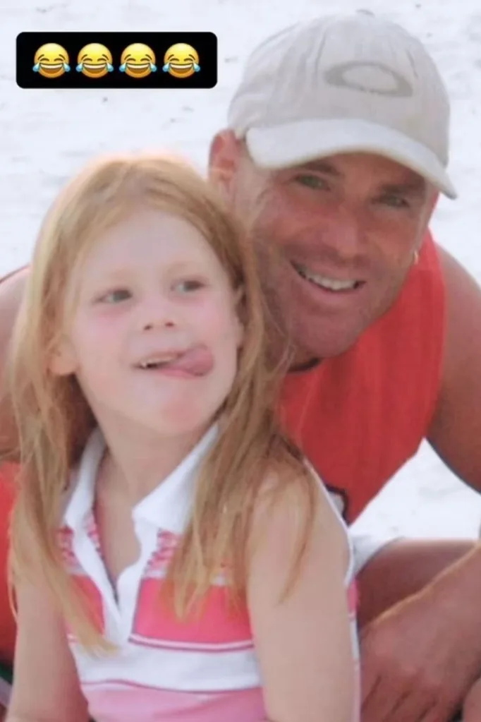 shane warne daughter