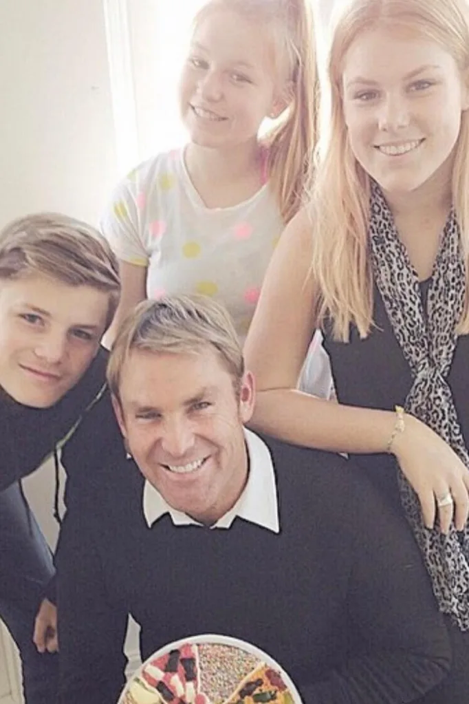 shane warne kids