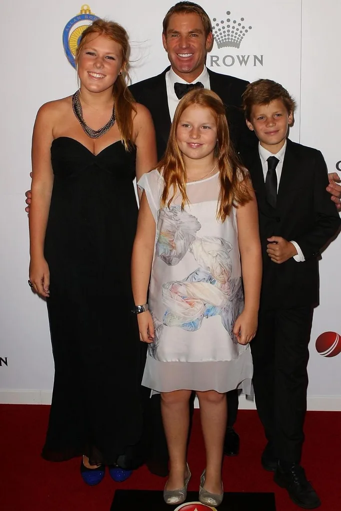 shane warne kids