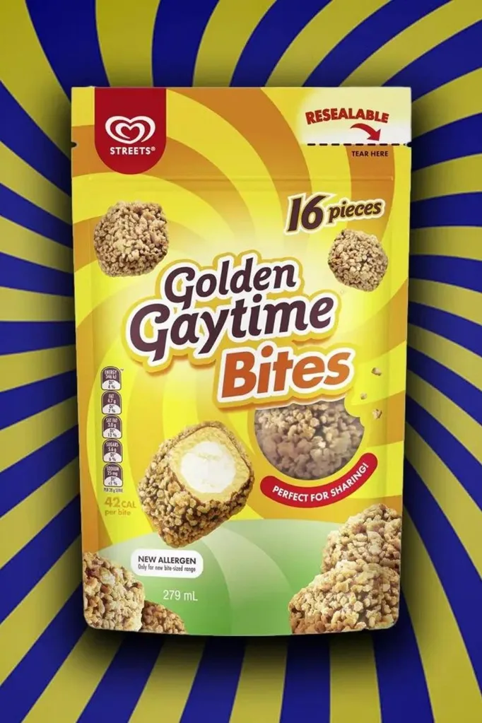 Golden Gaytime Ice Cream Bites