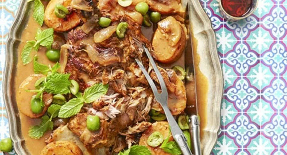 Middle Eastern slow-cooked lamb shoulder Recipe | New Idea