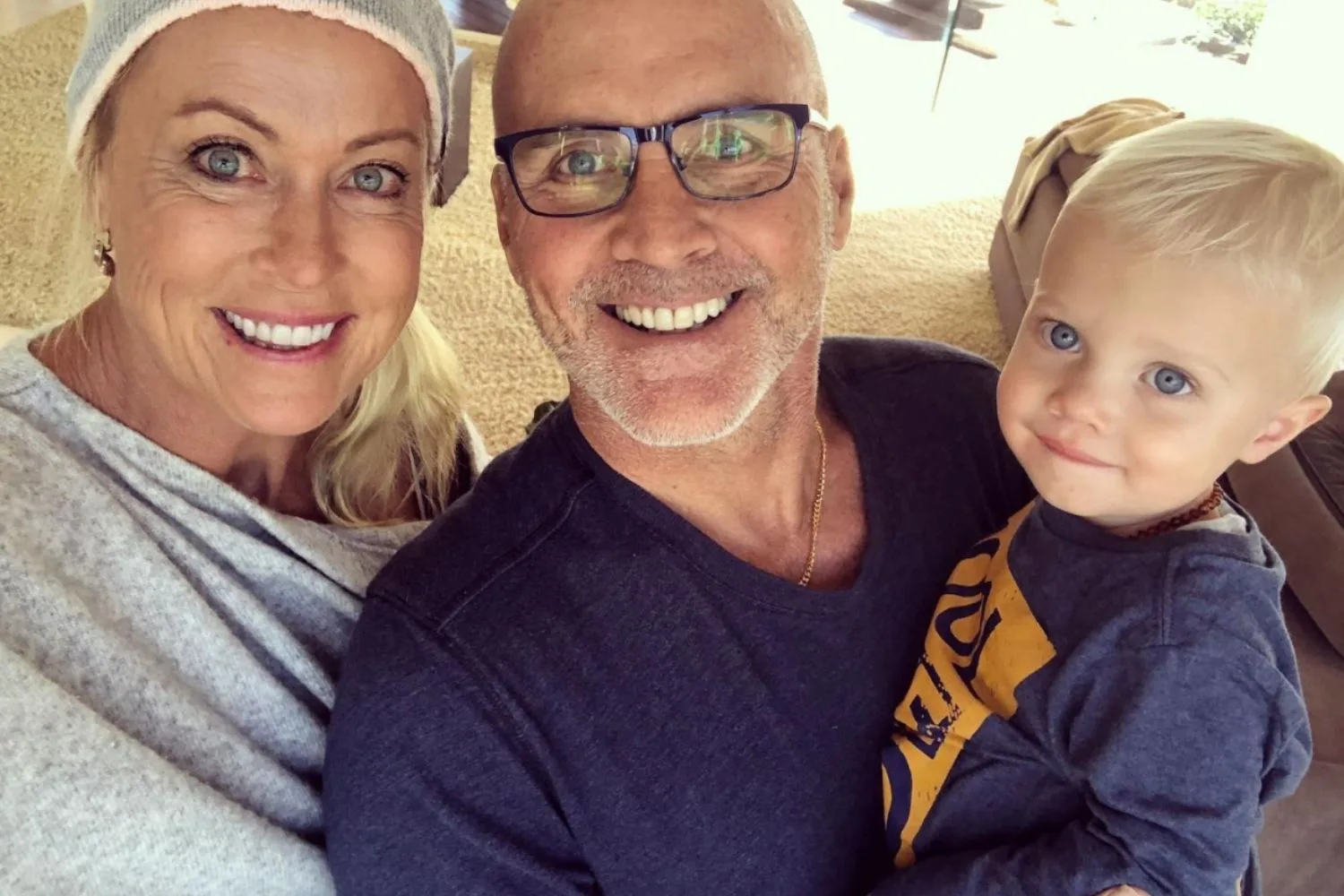 lisa curry grant kenny with grandchild flynn