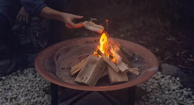 Make the most of a chilly night with these outdoor fire pits