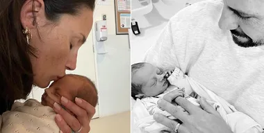 Sam and Snezana Wood’s thrilling baby news: “Almost time”