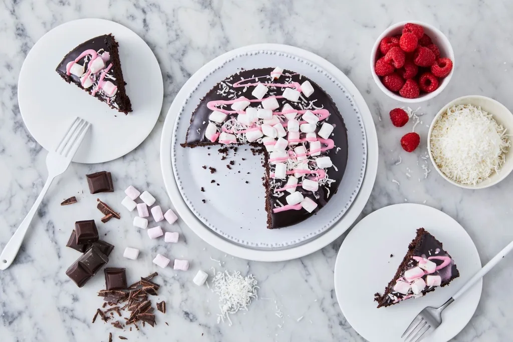 Woolworths Rocky Road Mud Cake