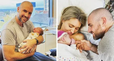 After a messy break up, The Block star Darren Jolly has found family bliss