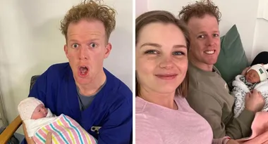 Adam Densten’s cutest moments with baby Celia