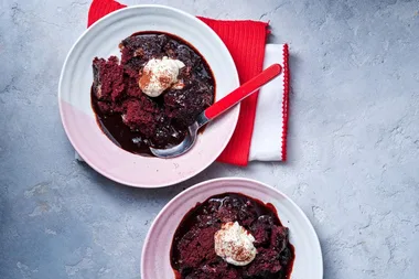 Slow-cook this Bounty Red Velvet Pudding to perfection