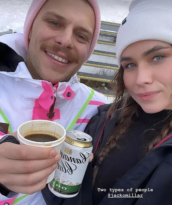MAFS' Jack Miller and Courtney Stubbs spotted on a trip to Perisher.