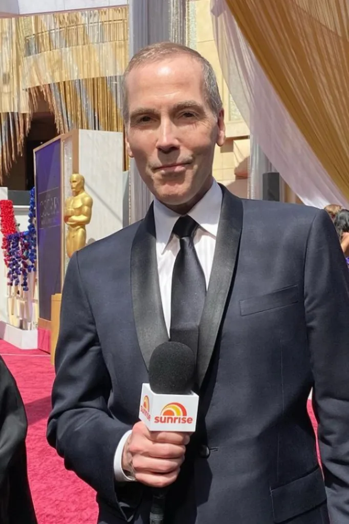 Nelson Aspen has been the Sunrise showbiz reporter for 20 years