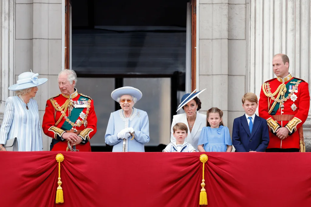 Meghan and Harry were not invited to join the family on the balcony of Buckingham Palace