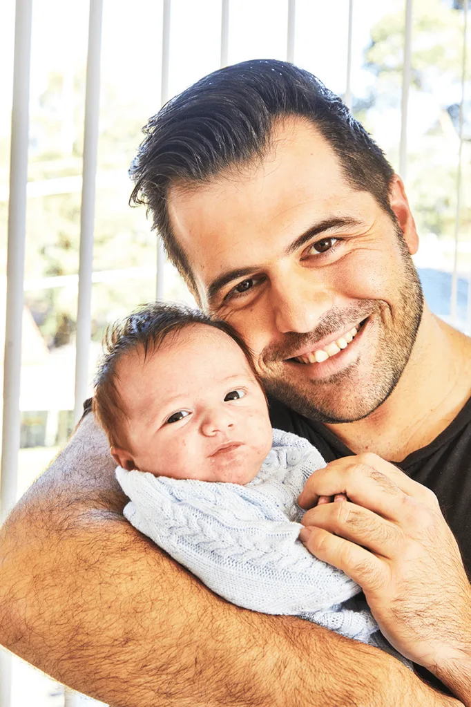 Mark Vincent and Baby
