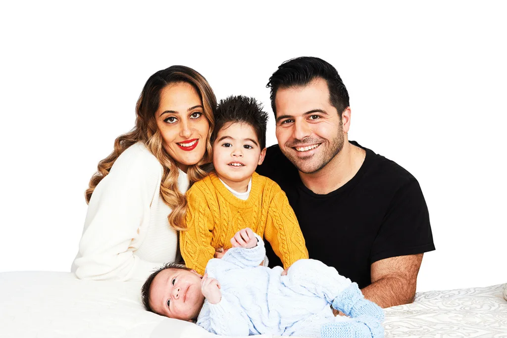 Mark Vincent and family