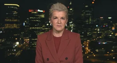 Julie Bishop faces tough questions about split on live TV