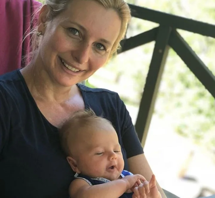 Johanna and her grandson