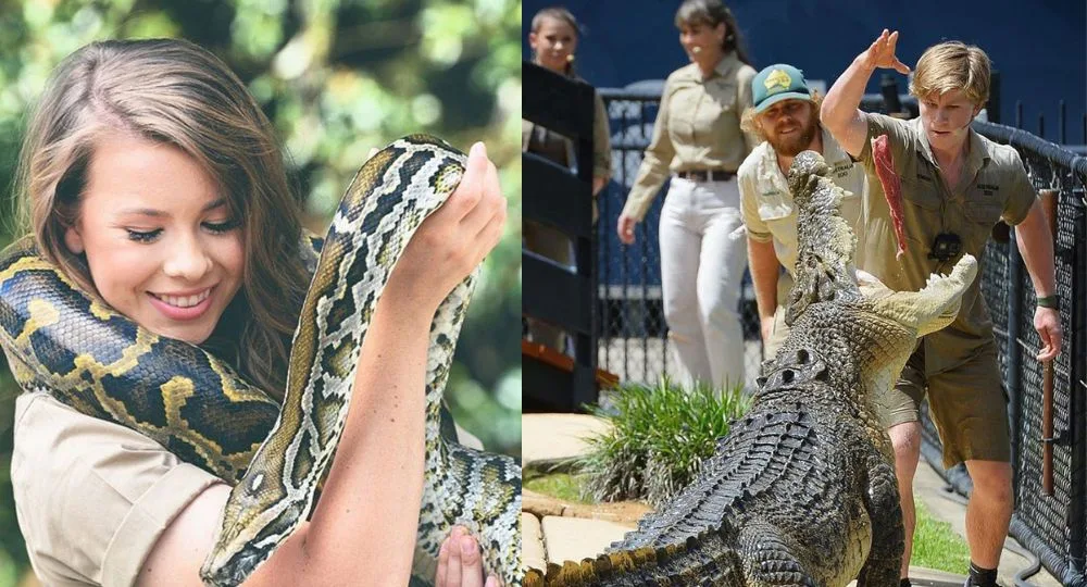 Bindi and Robert Irwin