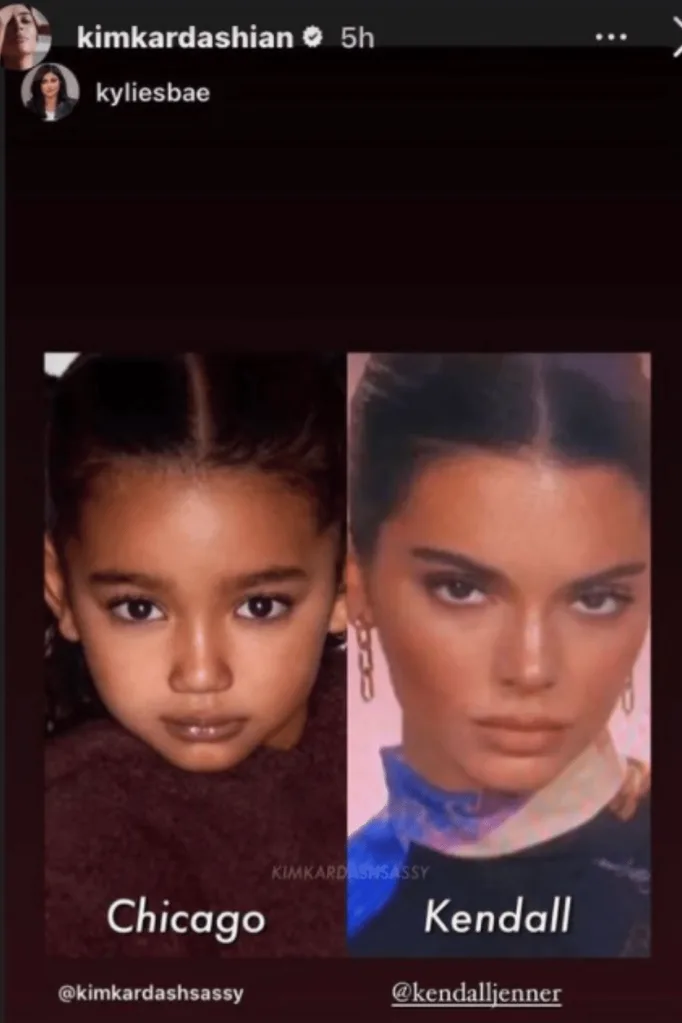 Kim Kardashian Instagram story