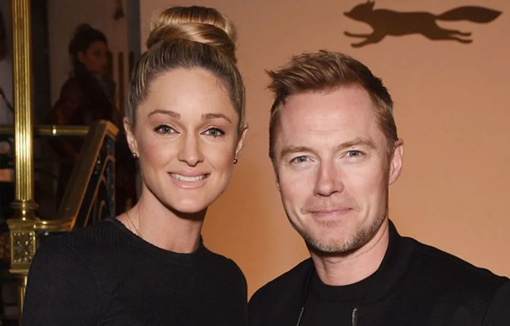 Ronan Keating and Storm Uechtritz