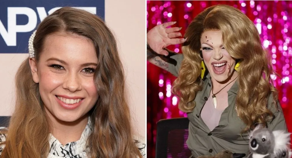 Bindi Irwin and Art Simone on Drag Race