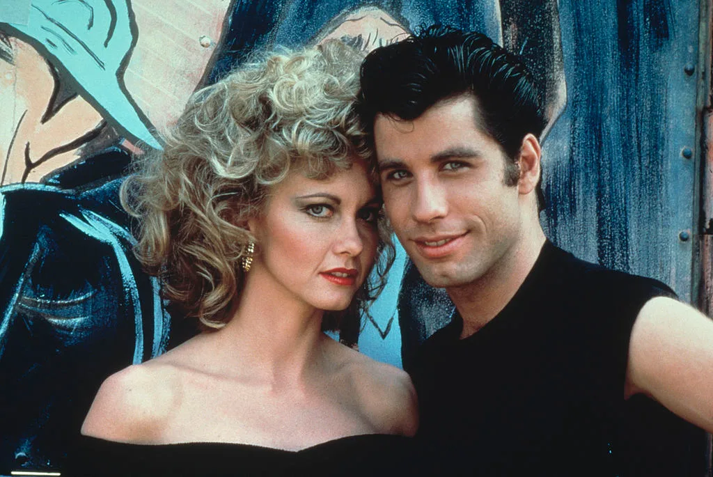 Olivia Newton-John and John Travolta Grease