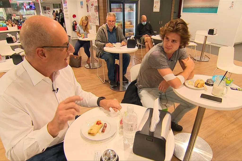 He had a celebratory sausage roll after.