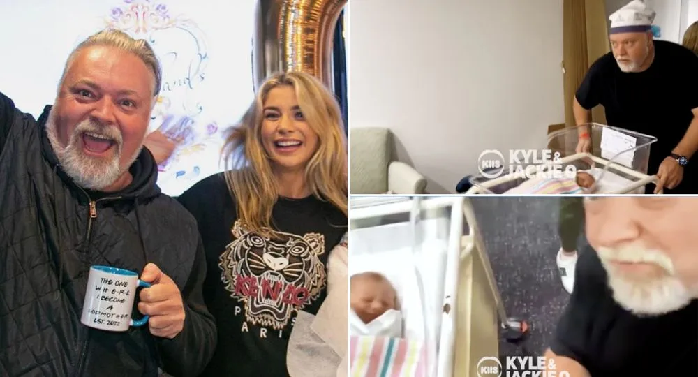 He’s here! Kyle Sandilands shows off first video of baby Otto