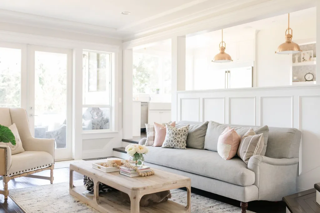 Stick to a neutral colour scheme for universal appeal.