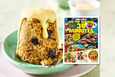 Microwave Carrot & Blueberry Puddings