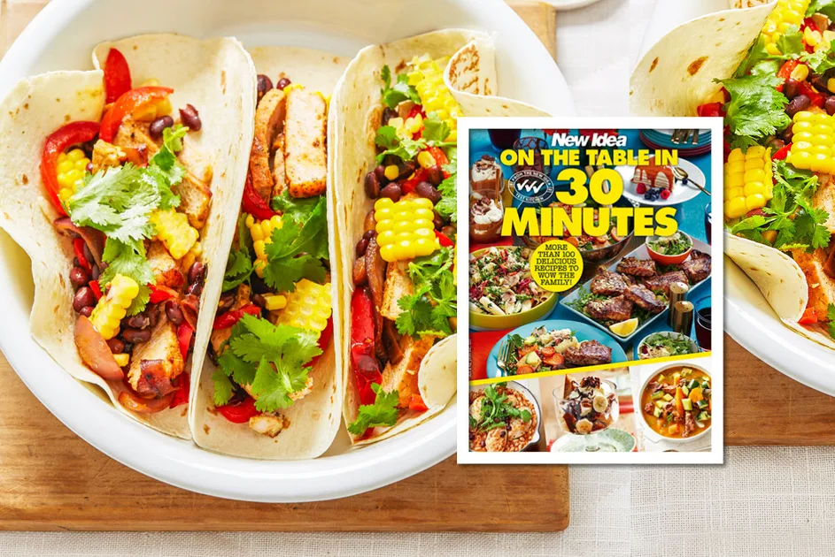 Pork Fajitas with Lime Black Bean Salsa Recipe | New Idea
