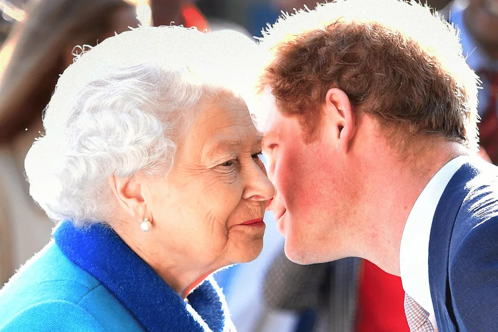 The Queen and Harry