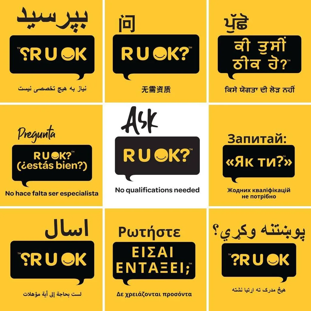 R U OK Day poster