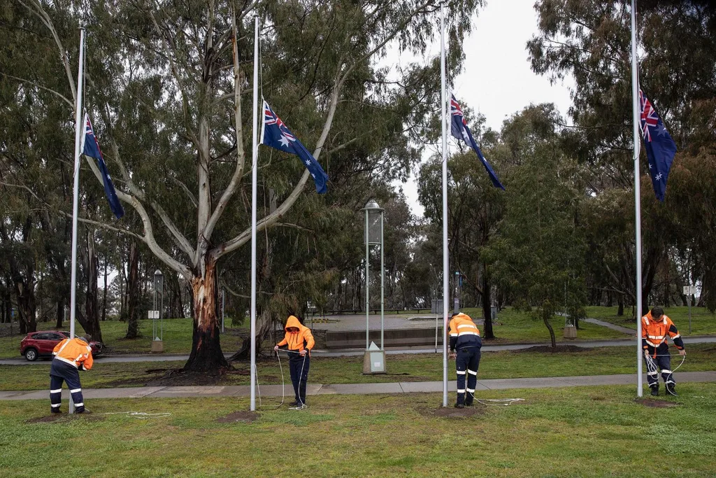 Flags will be flown at half mast