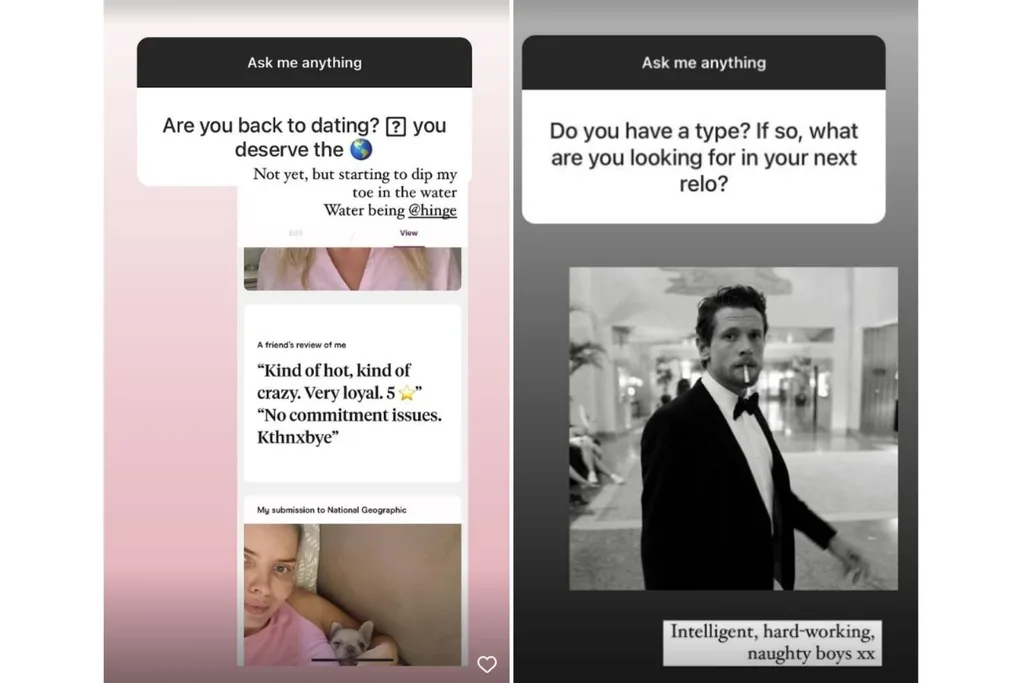 Olivia shared her dating profile