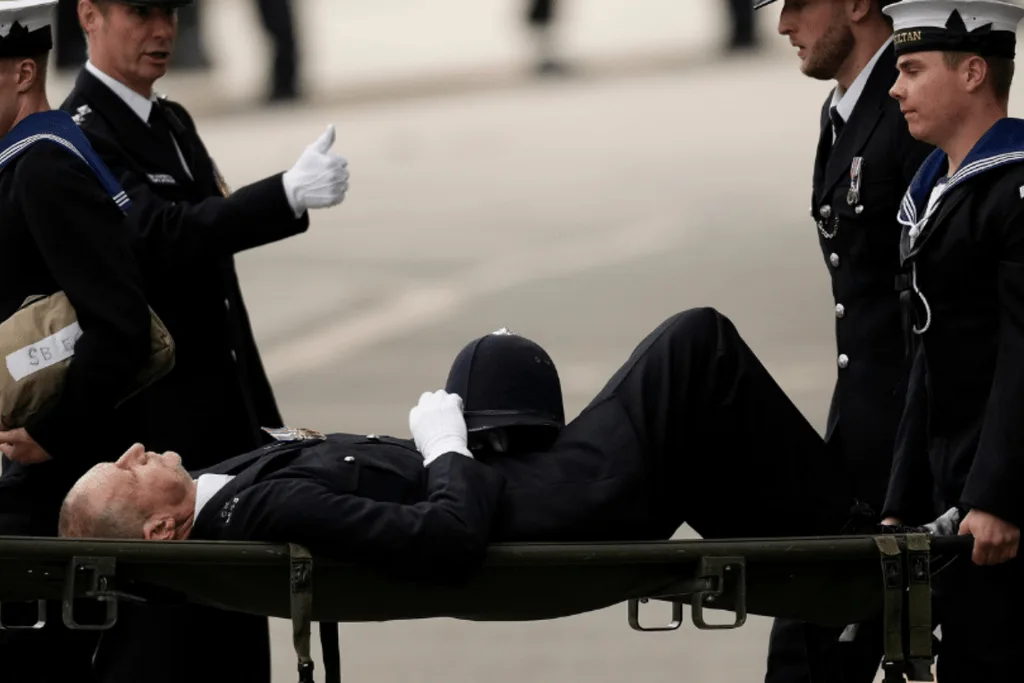 Queens funeral