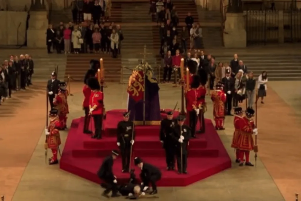 Queens lying in state