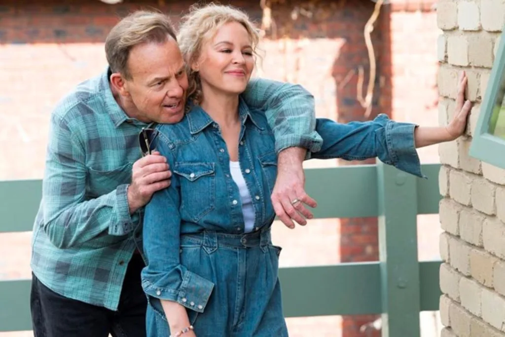 Kylie and Jason Donovan