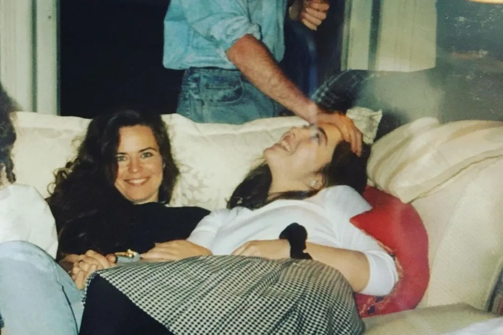Christina with Koo Stark