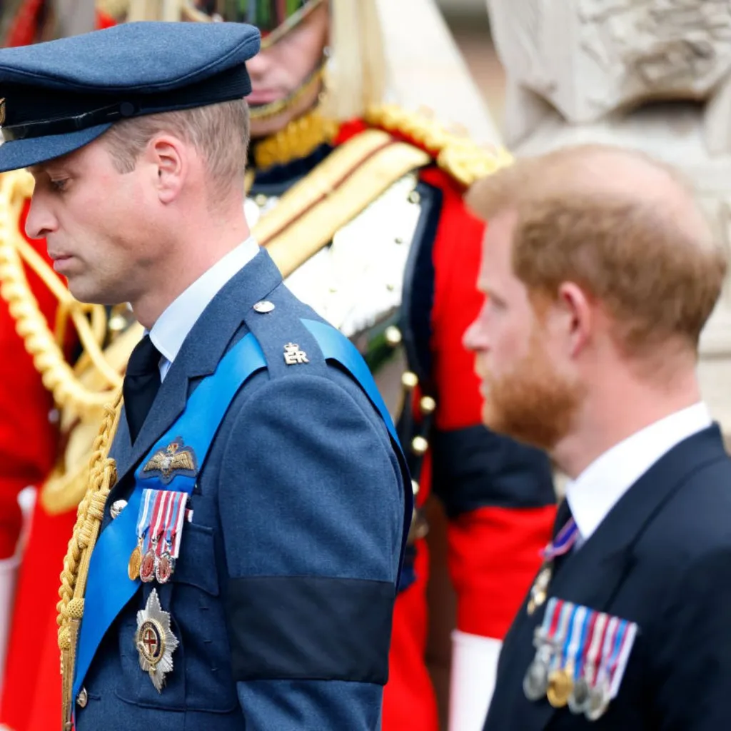 The Duke of Sussex appeared alongside his brother at the Queen's funeral.