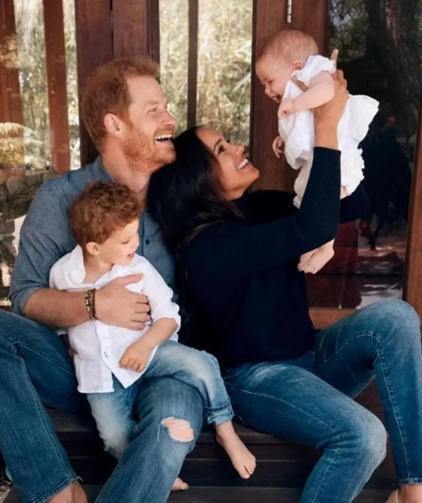 Harry, Meghan, Archie and Lilibet