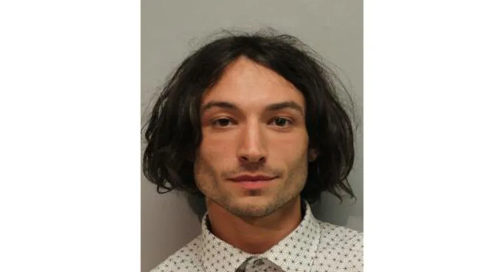 Ezra Miller mugshot from March 28, 2022 Hawaii arrest.