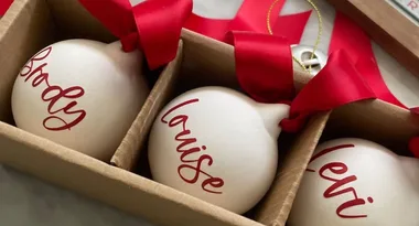 3 best personalised Christmas baubles to adorn your tree with