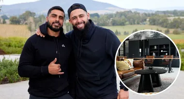 The Block’s Oz and Omar have finally revealed their unfinished room from the competition