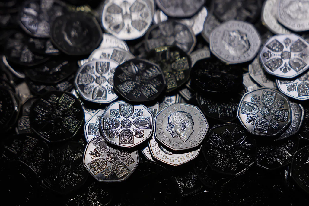 king charles uk coins