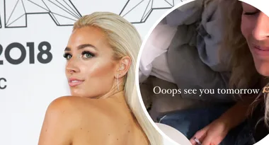 Love Island star issues apology after holding a plate of white powder