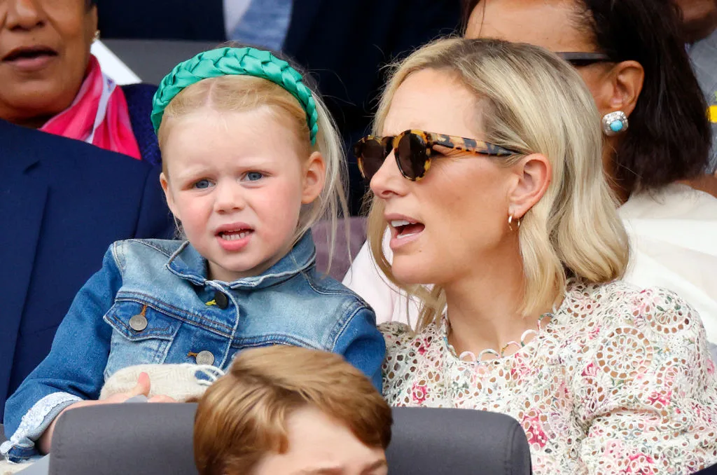 Zara Tindall and daughter Mia