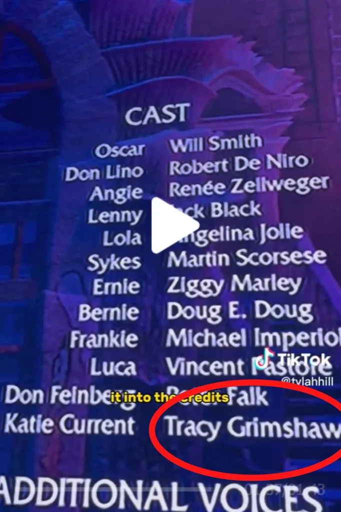 shark tale credits