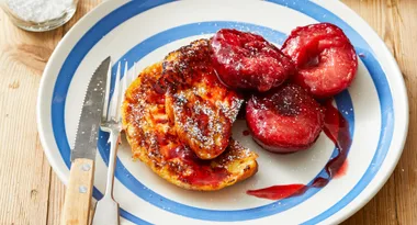 This spiced plum French toast recipe may just be your new breakfast staple