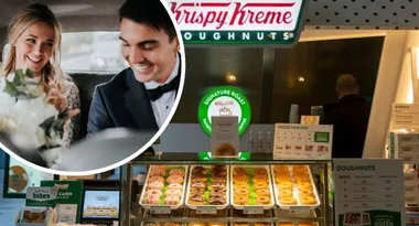 Doughnut chain Krispy Kreme to host DRIVE-THRU weddings this Valentine’s Day