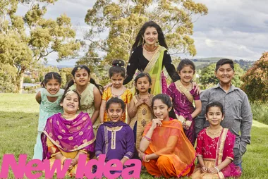 Pooja with her students